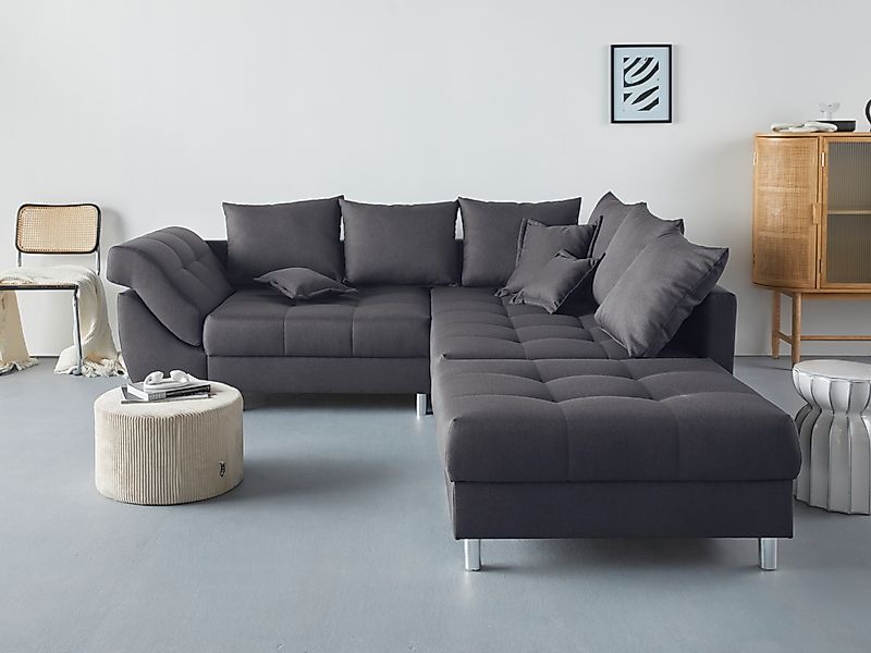 COLLECTION AB Ecksofa »(Spar-Set) Innsbruck L-Form und Hocker« Ecksofa und günstig online kaufen