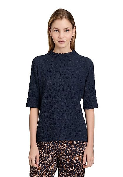 Betty Barclay Kurzarmshirt Damen Strukturshirt mit Stehkragen (1-tlg) günstig online kaufen