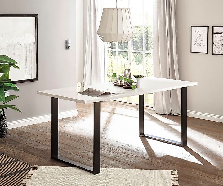Home affaire Esstisch "SHERWOOD", in modernem Holz Dekor, Breite 180 cm günstig online kaufen