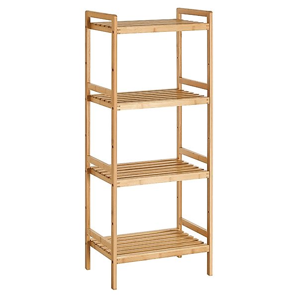 SONGMICS Badregal Bambusregal Küchenregal Bücherregal Standregal, günstig online kaufen