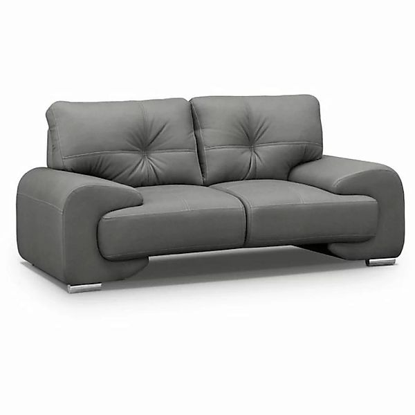 Beautysofa 2-Sitzer Maxime lux, 2-Sitzer Sofa im modernes Design aus Kunstl günstig online kaufen