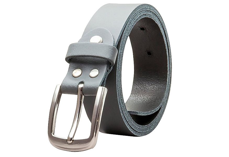 COLOGNEBELT Ledergürtel OM315-SL-Grau MADE IN GERMANY, Grau Kürzbar, 100 % günstig online kaufen