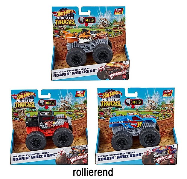 Mattel® Spielzeug-Monstertruck Hot Wheels Monster Trucks 1:43 mit Licht & S günstig online kaufen