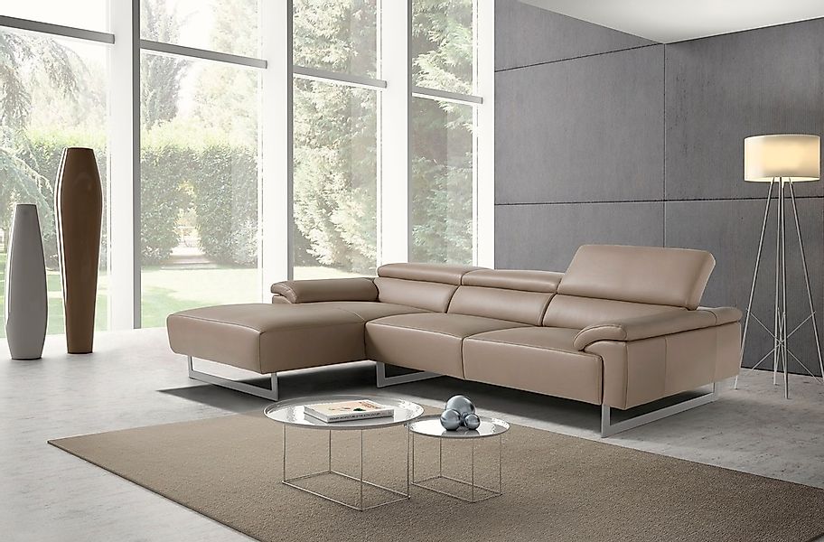 Egoitaliano Ecksofa "Malika, edel und bequem, Designsofa mit hochwertigen B günstig online kaufen