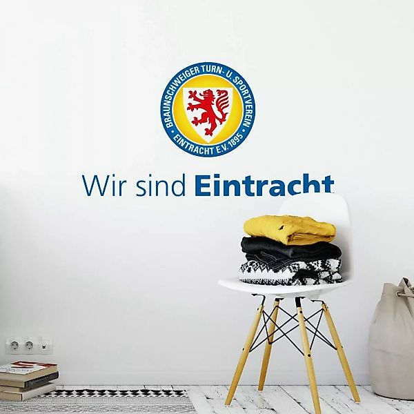 Wall-Art Wandtattoo "Wir sind Eintracht Braunschweig", (Set, 1 St.) günstig online kaufen