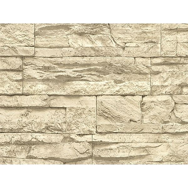 A.S. Création Tapete Stein-Optik Weiß und Grau 53 cm x 10,05 m AS-707161 günstig online kaufen