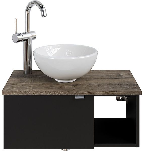 Saphir Waschtisch "Serie 6915 Waschschale mit Unterschrank für Gästebad, Gä günstig online kaufen