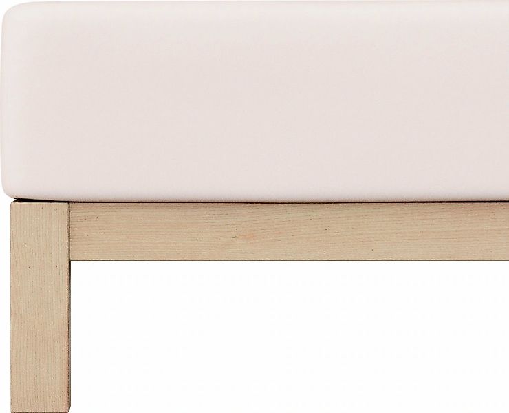 Schlafgut Spannbettlaken "PURE Bio-Baumwolle mit Elasthan, dehnbar blickdic günstig online kaufen