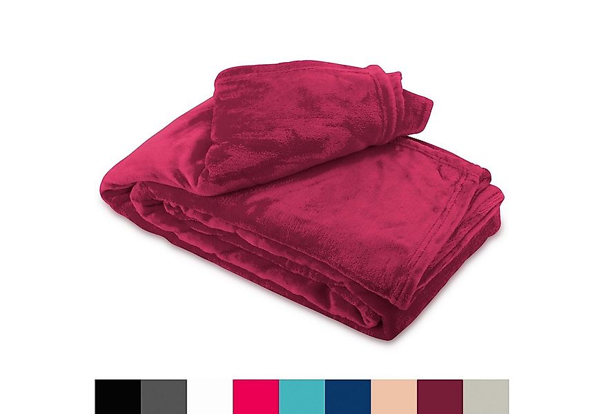 Wohndecke kuschelig warm 150x200, 220x240 oder 270x230, Leonado Vicenti, Ku günstig online kaufen