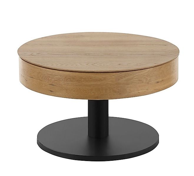 MCA furniture Couchtisch Couchtisch Tanger mit Lift, rund, Ø75, Asteiche / günstig online kaufen