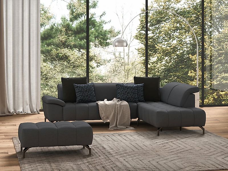 sit&more Ecksofa »Cool L-Form«, wahlweise mit Kopfteilverstellung und Vorzi günstig online kaufen