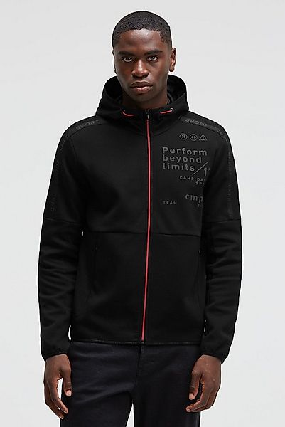 CAMP DAVID Kapuzensweatjacke mit elastischen Saumabschlüssen günstig online kaufen