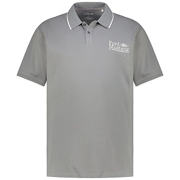 s.Oliver Poloshirt Ford Mustang-Kollektion Farbe grau Größe: 6XL günstig online kaufen