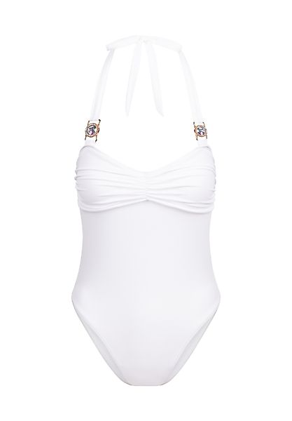 Moda Minx Badeanzug "Amour Rouched", (1 St.), mit tollem Steinbesatz günstig online kaufen