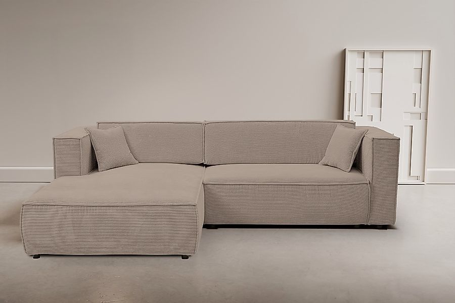 WERK2 Ecksofa "Atlanta-New, modernes Design, Stellmaße 295x182 cm, L-Form, günstig online kaufen