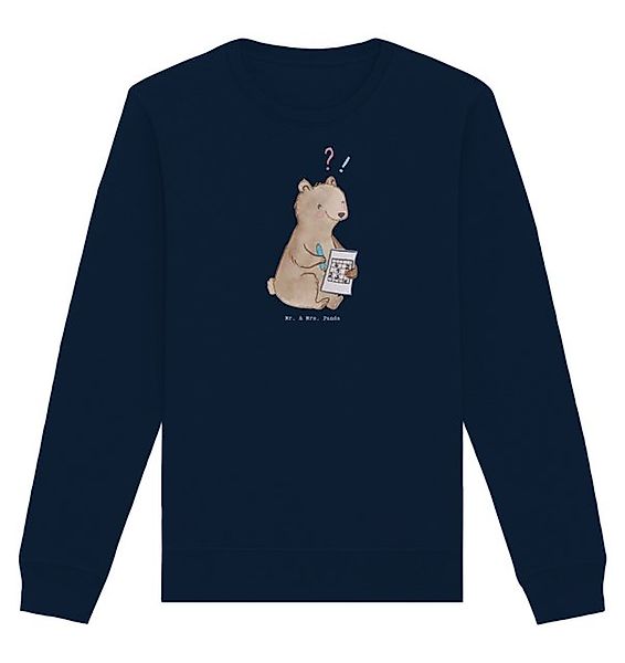 Mr. & Mrs. Panda Longpullover Größe M Bär Rätsel lösen - French Navy - Gesc günstig online kaufen