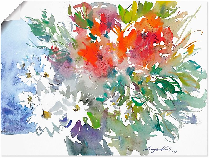 Artland Wandbild »Blumenstrauß II«, Blumen, (1 St.), als Leinwandbild, Post günstig online kaufen