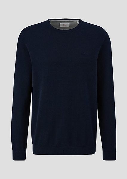 s.Oliver Sweatshirt Strickpullover, BLUE günstig online kaufen