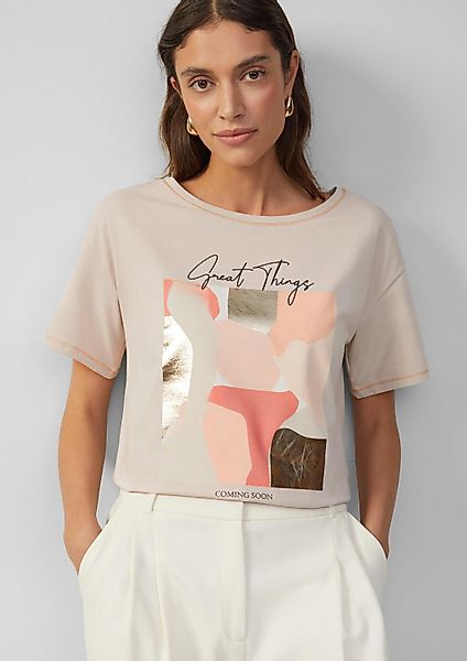 s.Oliver Kurzarmshirt T-Shirt T-Shirt im Loose günstig online kaufen