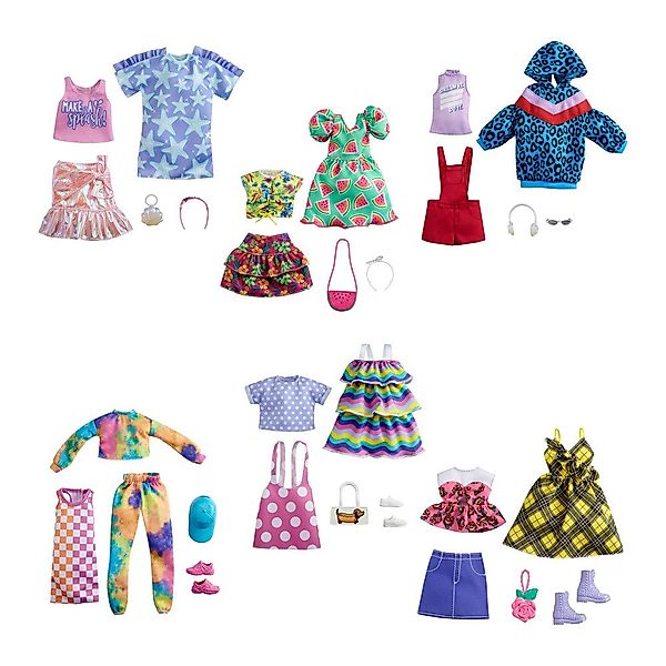 Mattel® Anziehpuppe Barbie Fashions 2 Outfits günstig online kaufen