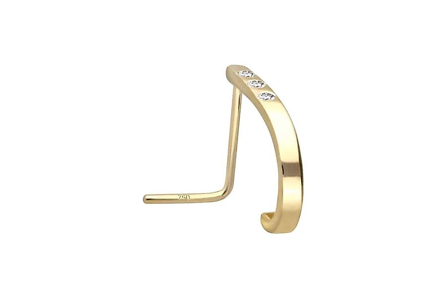 PIERCINGLINE Nasenpiercing 14/18 Karat Gold Nasenstecker günstig online kaufen