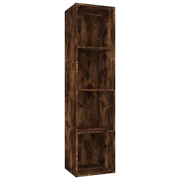 vidaXL Bücherschrank/TV-Schrank Räuchereiche 36x30x143cm Holzwerkstoff 8152 günstig online kaufen