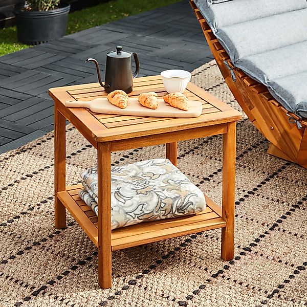 Casaria Beistelltisch Washington (1-St), Holz wetterfest günstig online kaufen