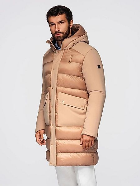 OMBRE Steppmantel Lange Steppjacke für Herren mit großen Taschen günstig online kaufen