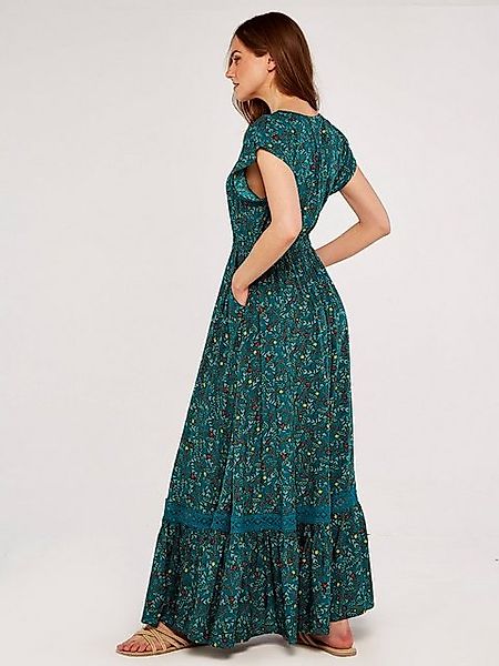 Apricot Maxikleid Maxikleid, (1-tlg) mit bestickter Bordüre günstig online kaufen