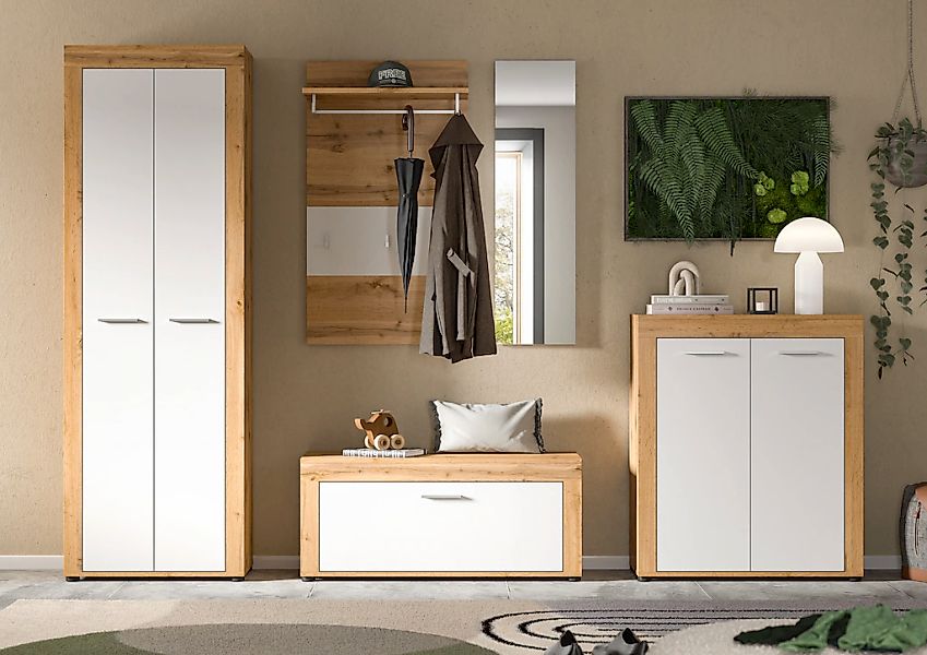 Home affaire Garderoben-Set "AOSTA, TOPSELLER, Breite 285cm, 5-teilige Gard günstig online kaufen