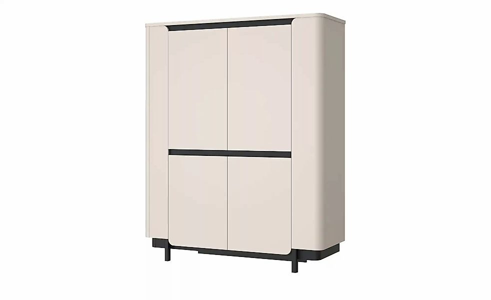 FORTE Vitrine "Vodol", Highboard, Soft Close, ABS Kanten günstig online kaufen