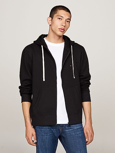 Tommy Hilfiger Kapuzensweatjacke "ESSENTIAL FLEECE ZIP THROUGH" kleine Logo günstig online kaufen