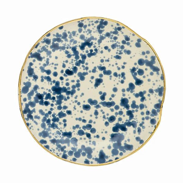 Teller Fasano keramik blau / Ø 20 cm - Bitossi Home - Blau günstig online kaufen