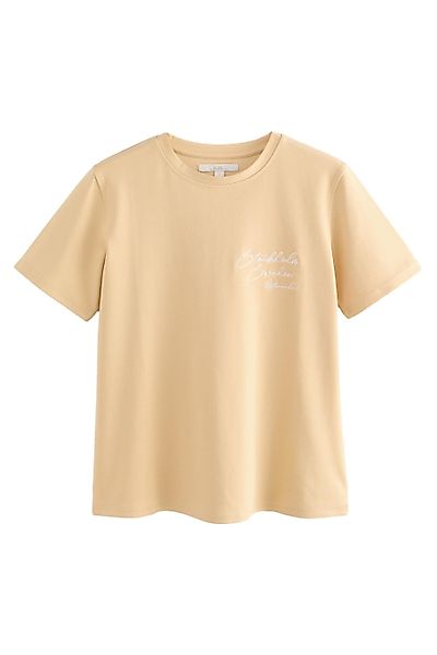 Next T-Shirt Kurzärmeliges T-Shirt mit City-Rückengrafik günstig online kaufen