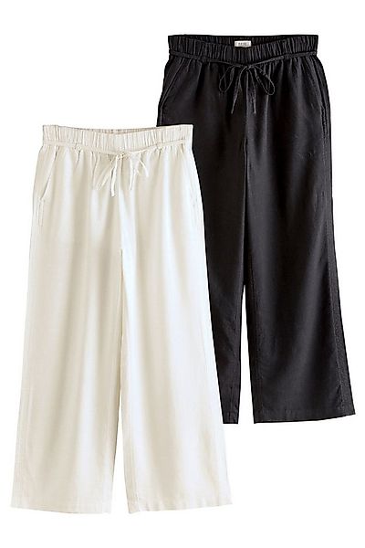 Next Leinenhose Hose mit Bindegürtel und weitem Bein, 2er-Pack (2-tlg) günstig online kaufen