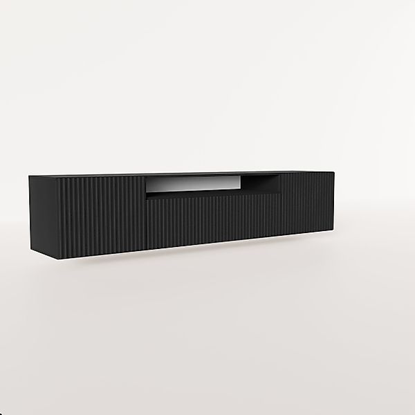 Beautysofa TV-Schrank Moderner Hängeschrank mit gefräster günstig online kaufen