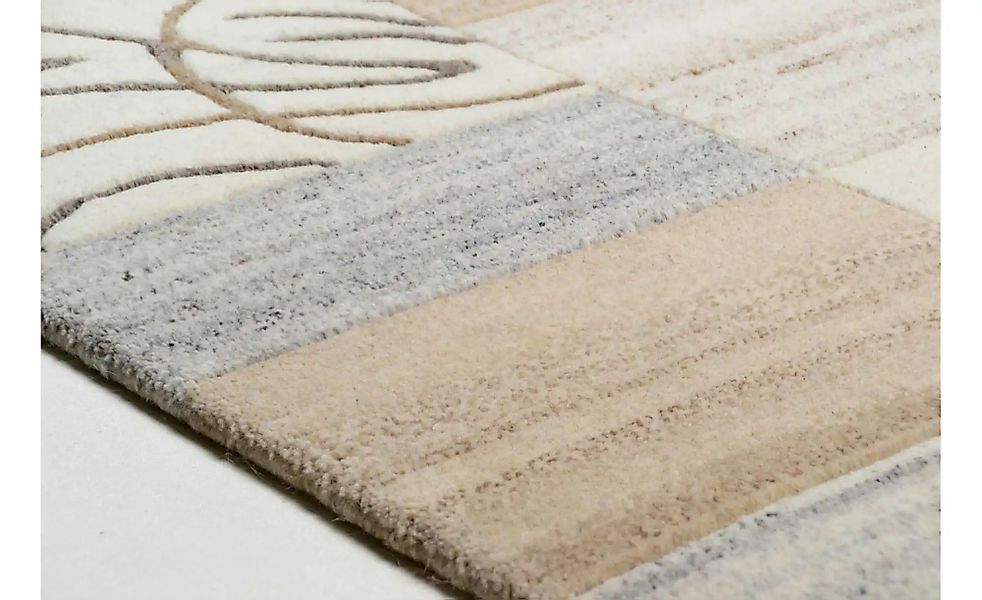 THEKO Wollteppich  Nakarta ¦ grau ¦ Wolle ¦ Maße (cm): B: 170 H: 1 Teppiche günstig online kaufen