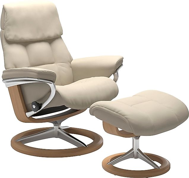 Stressless Hocker "Ruby", mit Signature Base, Gestell Eiche, Wenge, Braun & günstig online kaufen