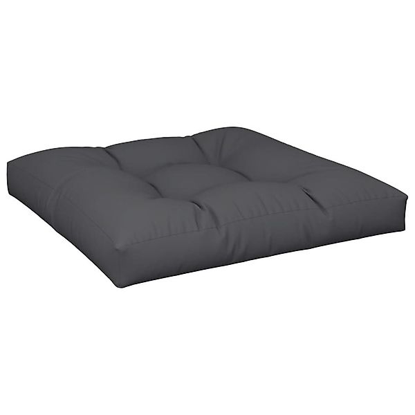 vidaXL Sitzauflage Palettenkissen Schwarz 80x80x12 cm günstig online kaufen