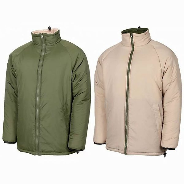 MFH Wendejacke Brit. Thermojacke, wendbar, oliv/kaki - XL Ärmelsaum mit Gum günstig online kaufen