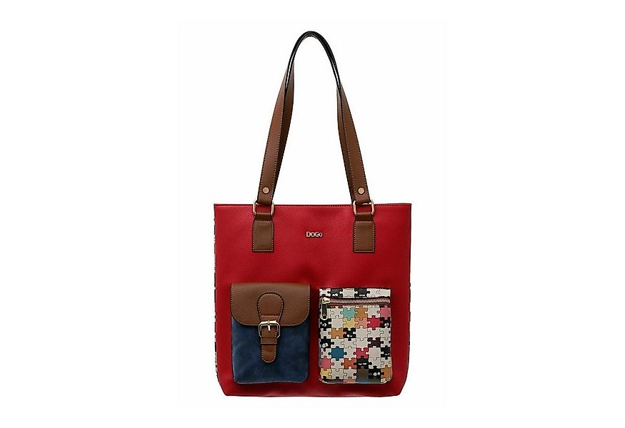 DOGO Umhängetasche Multi Pocket Bag Shopper-Tasche In The Puzzle Damen, Han günstig online kaufen