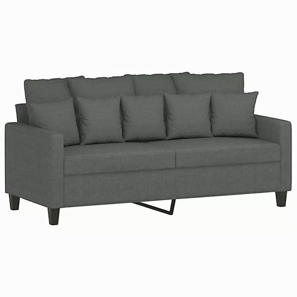 vidaXL Sofa, 2-Sitzer-Sofa Dunkelgrau 140 cm Stoff günstig online kaufen