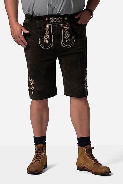 Men Plus Lederhose Men+ Trachten-Lederhose echtes Leder Stickereien günstig online kaufen