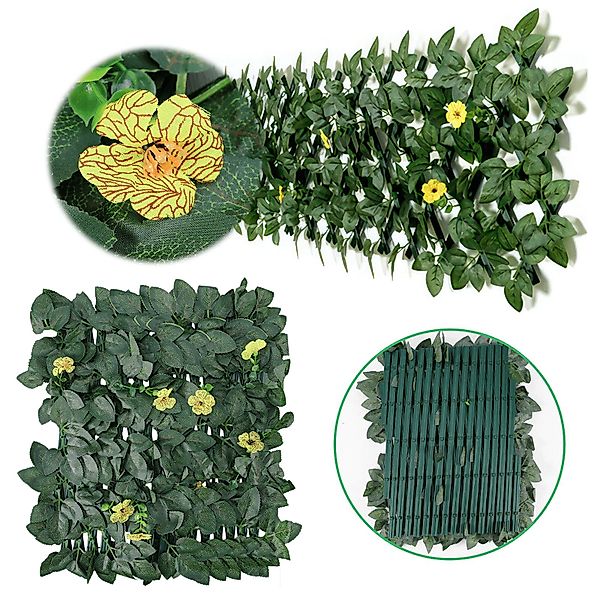 BlingBin Gartenzaun Erweiterbares Garten-Rankgitter, erweiterbarer Gartenza günstig online kaufen