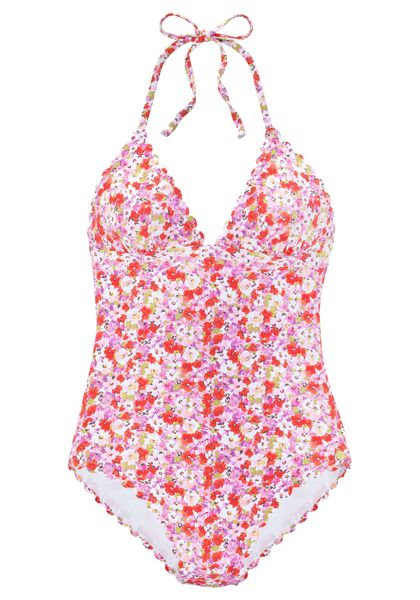 LASCANA Badeanzug Jasmin im Blümchen-Druck günstig online kaufen