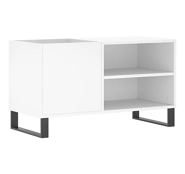 vidaXL Media-Regal Plattenschrank Weiß 85x38x48 cm Holzwerkstoff, 1-tlg. günstig online kaufen