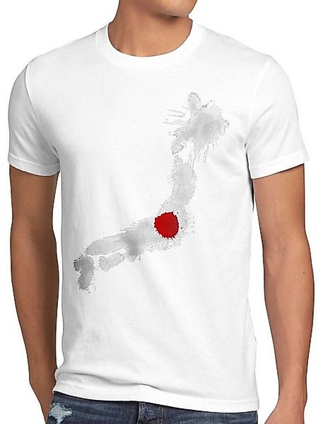 style3 T-Shirt Flagge Japan Fußball Sport Nihon WM EM Fahne günstig online kaufen