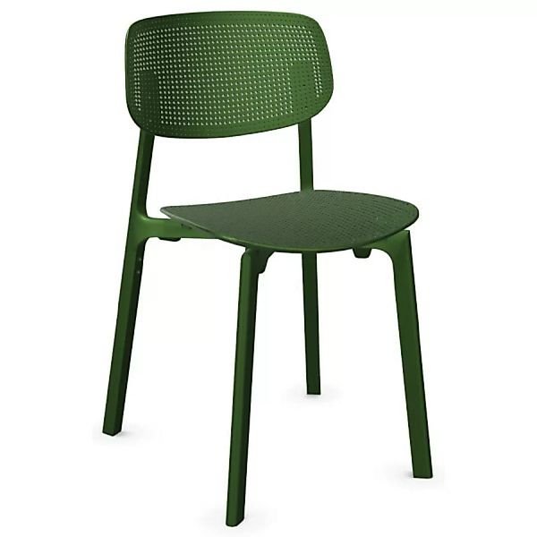 Kristalia COLANDER Stuhl grasgrün für In- und Outdoor günstig online kaufen