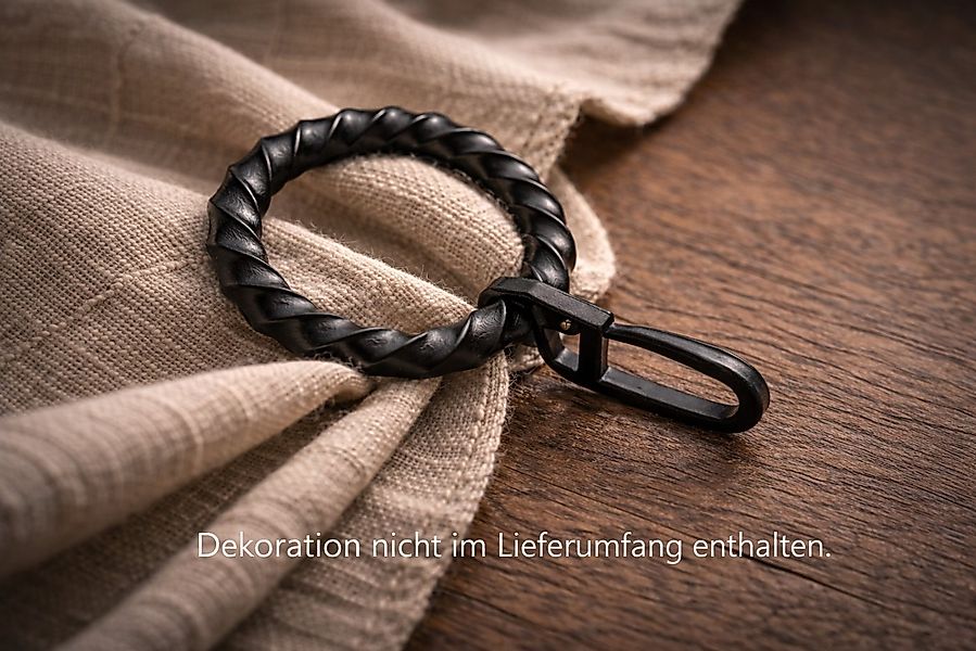 rewagi Gardinenring Gardinenringe mit Faltenhaken gedreht, für Schmiedeeise günstig online kaufen