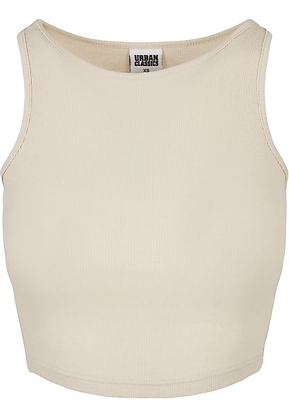 URBAN CLASSICS Muskelshirt "Urban Classics Damen Ladies Cropped Rib Top", ( günstig online kaufen